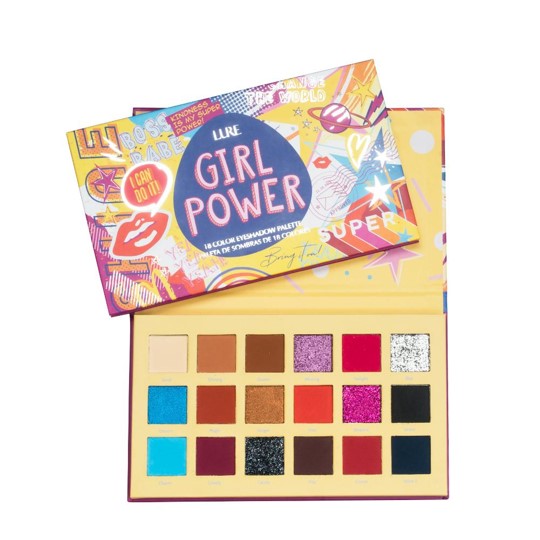 GIRL POWER GIRLS CAN 18 COLOR SHADOW PALETTE - LURE